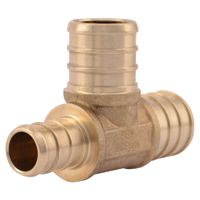 TEE PEX RT LF 3/4X1/2X3/4IN