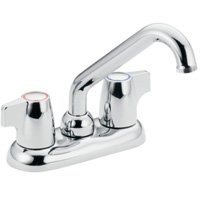 LAUNDRY FAUCET 2-HNDL CHROME
