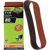 7032 ALUM OX BELT 3X18 80GRIT