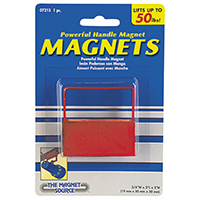 Handle Magnet - Red/Steel 50lbs