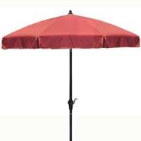 STEEL UMBRELLA RED 7-1/2'