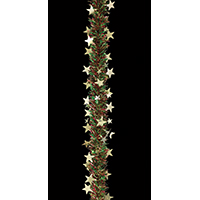 3689022 GOLD STARS RED/GREEN