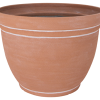 PLANTER RSN TERRA COTTA 18IN