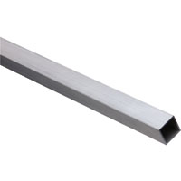 ALUMINUMTUBE SQ MILL 1X96X1/16