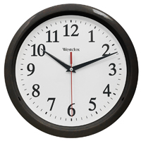461861 ROUND WALL CLOCK BL 10