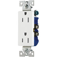 15A-125V RECEPTACLE WHT