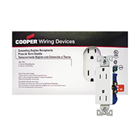RECEPTACLE-DPLX DECOR-WHITE 10PK