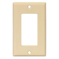EATON 2151V-BOX Wallplate, 4-1/2 in L, 2-3/4 in W, 1 -Gang, Thermoset,