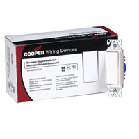 DCOR SWTCH:WHT15A-SNG 10PK