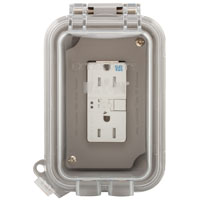 OUTDOOR RECEPTACLE BOX VERT