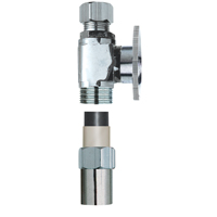 Plumb Pak PP32-2PCLF Transition Valve, 1/2 x 3/8 in Connection, CPVC x Tube,