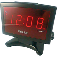 70014 .9"RED LED ALARM CLOCK