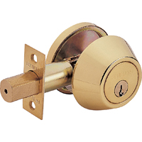 TBX-9294711 DEADBOLT SGL CYL PB