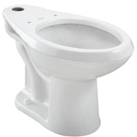 COMMODE - TOP SPUD BOWL ELONGGAT