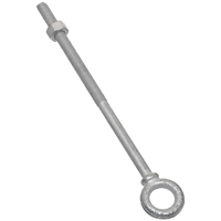 EYE BOLT W/NUT 1/2X10IN GALV