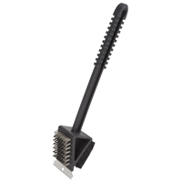 Omaha BBQ-37126 Two-Way Grill Brush/ Scrubber, 2-3/8 in L Brush, 2-1/4 in W
