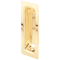PULL DOOR EDGE BRT BRASS RECT