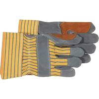 GLOVE DOUBLE LEATHER PALM LRG