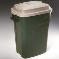 RUB-297900 TRASH CAN GREEN 30GAL