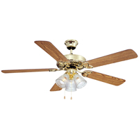 FAN CEILING DUAL-MNT 3LT PB 52IN