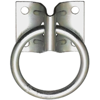 RING HITCH W/PLATE 2IN ZINC