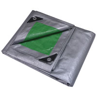 TARP HD GREEN/SILVER 10X20FT