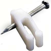 SJA9132W/17 WIRE PHONE CLIP WH