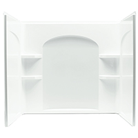 BATH-SHOWER WALL KIT WHITE