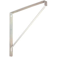 BRACKET SHELF CLOSET STL WHT