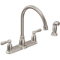 2Hand Arc Kitch Faucet