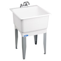 ELM-14CP LAUNDRY TUB COMBO WHITE