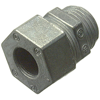 Halex 21691 Cord Connector, 1/2 in, Zinc