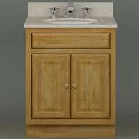 CT2418COMI 24IN OAK VANTY&SINK