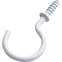 MIN-9507740 CUP HOOK 7/8 WHT"