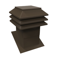 303-12-B SLOPE ROOF VENT BRN