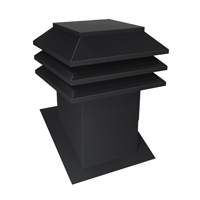 303-12-N SLOPE ROOF VENT BLK