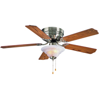 FAN CEIL HUGGER 5 BLD 52IN BN