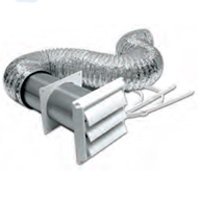 VENT KIT DRYER ALUM 4INX8FT WH