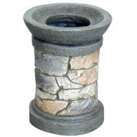 FLAT ROCK FLS TBLTP GEL FIRBWL