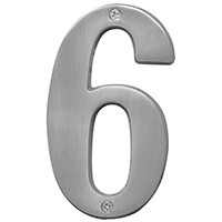 NUMBER HOUSE 6 SB 5IN SAT NKL