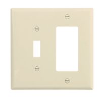 WALL PLATE 2G TGL/DECR MID IV