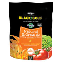 sun gro BLACK GOLD 1402040 8. QT P Potting Mix, Granular, Brown/Earthy, 240