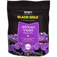 sun gro BLACK GOLD 1410502 8 QT P African Violet Potting Mix, Granular,