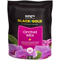 sun gro BLACK GOLD 1411402 8 QT P Orchid Mix, Granular, Brown/Earthy, 240