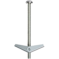 4PK 3/16"TOGGLE HEAD w/3" BOLTS