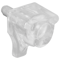 PEG SHELF SUPPORT 3MM CLEAR
