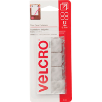 CLEAR 7/8 VELCRO SQUARES
