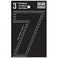 HYK-30407 NMBR HO 7 VINYL 3 BLK