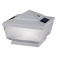 SOLAR LIGHT POST CAP WHITE