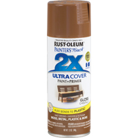 RUST-OLEUM PAINTER'S Touch 249847 Gloss Spray Paint, Gloss, Chestnut, 12 oz,